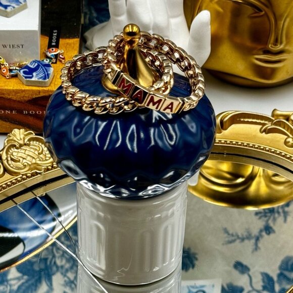 🆕 ROXANNE ASSOULINE 🧿 NWOT The MAMA Link Bracelet Set - Set of 2 Bracelets - Picture 13 of 16